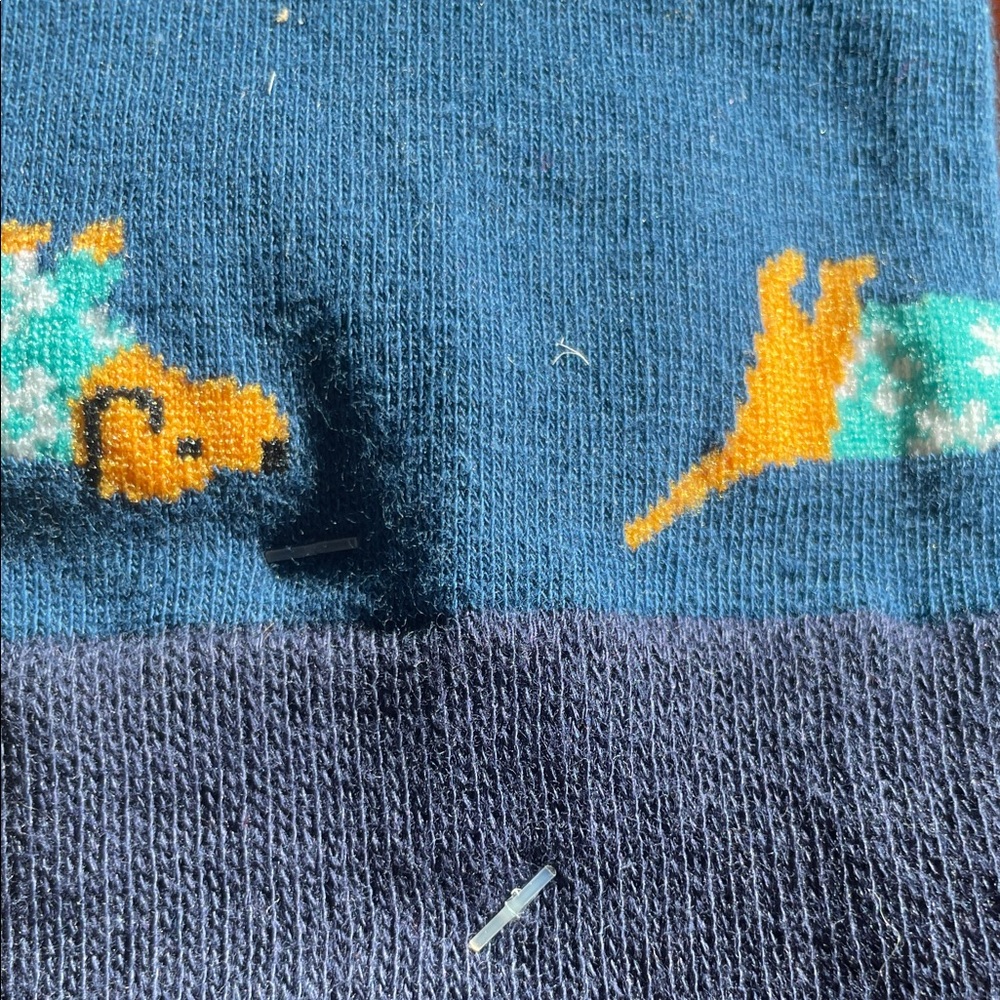 Old Navy Men's dachshund Crew Socks - set of 2 - Picture 5 of 6